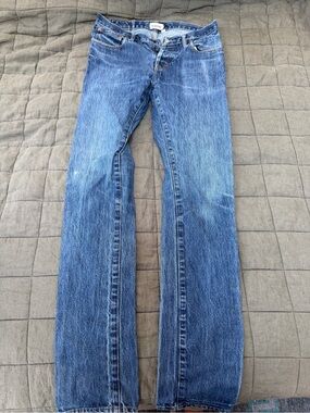 Taylor Stitch light blue denim jeans
